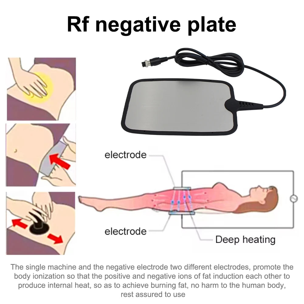 Thermo-therapie apparaat – Warmtebehandelingsapparaat – Diepe warmte massager – Spierpijn verlichter – Huidversteviger – 448 kHz frequentie – Duurzaam ABS & TPR materiaal - QUORE
