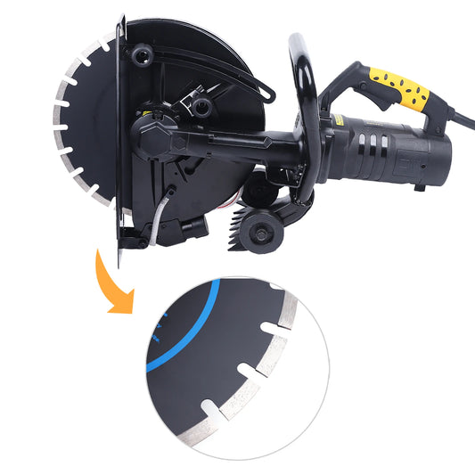Professionele Handzaag – Bouwzaag – Doorslijper – Betonzaag – 2800W Vermogen – 35,5 Cm Zaagbladdiameter