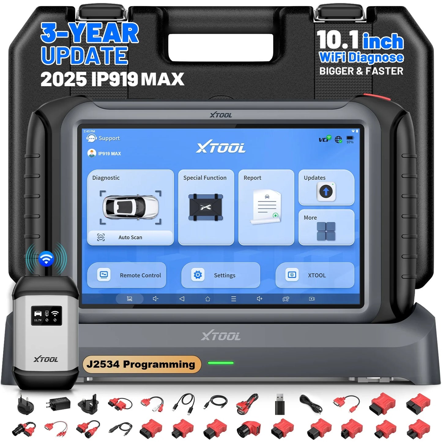Diagnoseapparaat – Autoscan Tool – ECU Programmer – OBD2 Scanner – Foutcode Lezer – J2534 ECU Programmeren – Wifi Verbinding – Intelligente Topologiemap