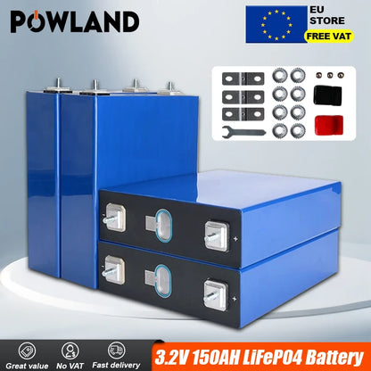 LiFePO4 Batterij – Accu – Energieopslag – Camperaccu – Bootaccu – Lange Levensduur – Aluminium Behuizing