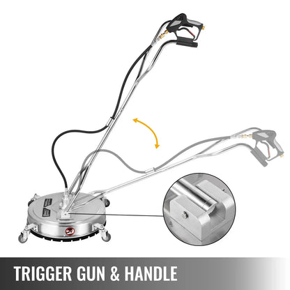 Hogedrukreiniger - Oppervlaktereiniger - Terrasreiniger - Karcher - 18Inch - 4000 PSI en 3/8 Snelkoppeling- Roterende - Professioneel Terrasreinigingssysteem