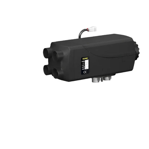 Vevor - Dieselkachel - Alles-in-één autokachel - Benzineluchtkachel - Elektrische kachel - met LCD-monitor en demper - 12V - 8KW - Zwart
