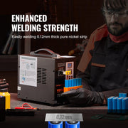 Batterij - Lassen - Lasmachine - Soldeerstation - Draagbare Batterij voor Lasmachine - W/ 2 Lasmodi LED Verlichting - voor 18650 Batterijpack