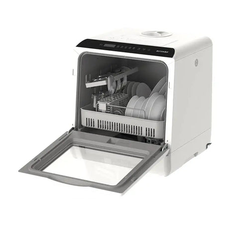 Dishwasher - Freestanding - Smart Table Dishwasher - Cutlery Basket - For Home Kitchen - 50Hz - 900W - 220V-240V - APP Control - Intelligent - Dishwasher Machine for Kitchen - White