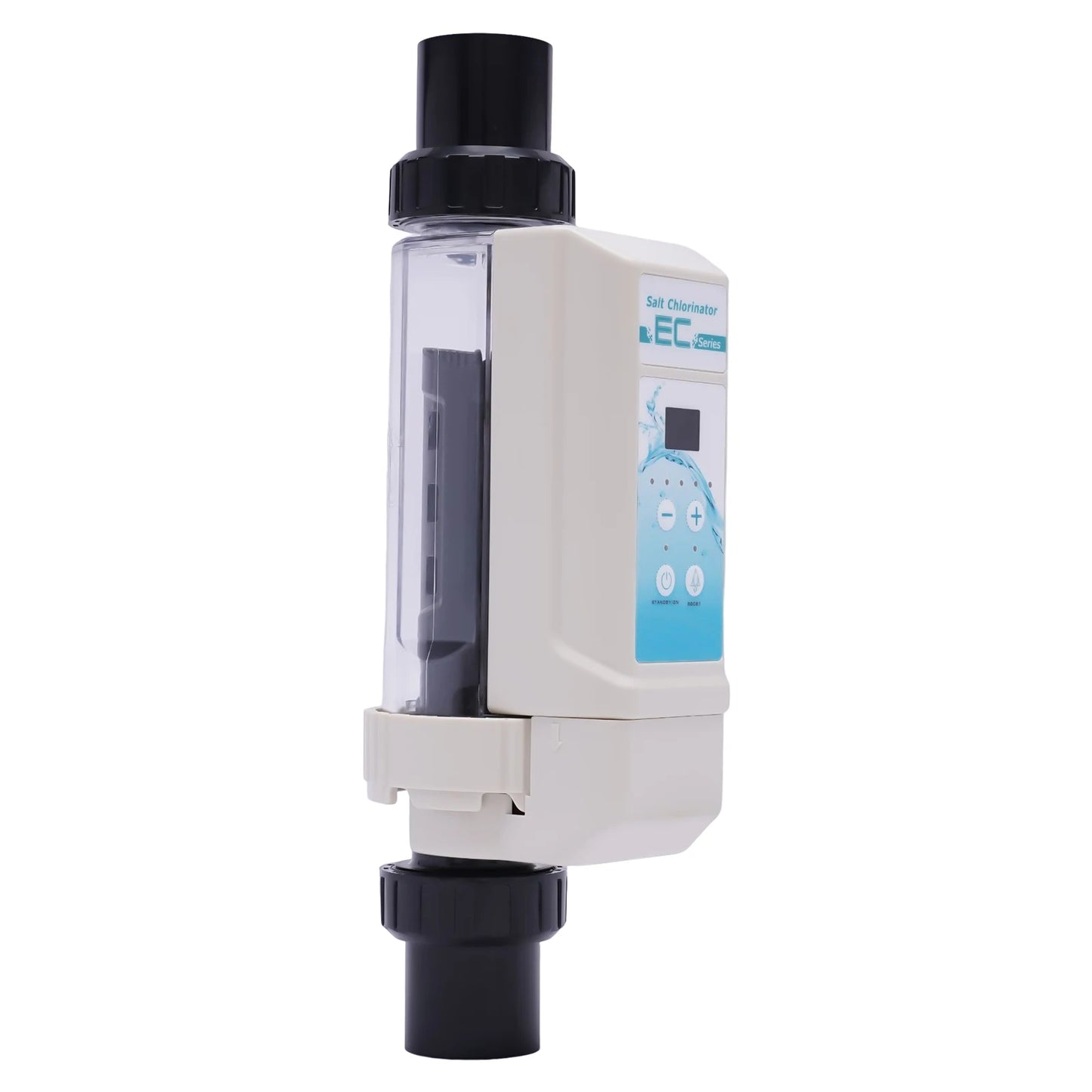 Zout-Chlorinator – Zwembad Desinfectiesysteem – Zoutwater Reiniger – Zwembadreiniging – Compact Ontwerp – Geschikt Voor 50 M³ – Zelfreinigend