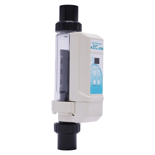 Zout-Chlorinator – Zwembad Desinfectiesysteem – Zoutwater Reiniger – Zwembadreiniging – Compact Ontwerp – Geschikt Voor 50 M³ – Zelfreinigend