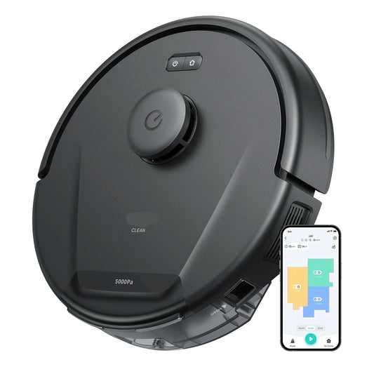 Robotstofzuiger – Dweilrobot – Stofzuiger – Automatische Stofzuiger – Draadloze Stofzuiger – 50W Zuigkracht – Accuduur 80 Minuten