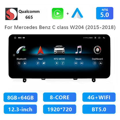 Multimedia Autoradio – Android Autoradio – Auto Stereo – Multimedia Speler – 12,3 Inch Touchscreen – Snapdragon 665 Processor – Draadloze CarPlay & Android Auto
