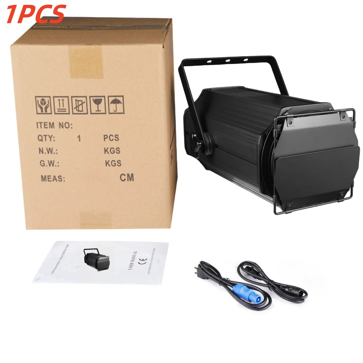 LED Zoom Par Light – Podiumverlichting – DJ Licht – Theater Lamp – Studio Spot – 200W COB RGBW 4-in-1 – Instelbare Zoom 5-50° – DMX Dimbaar