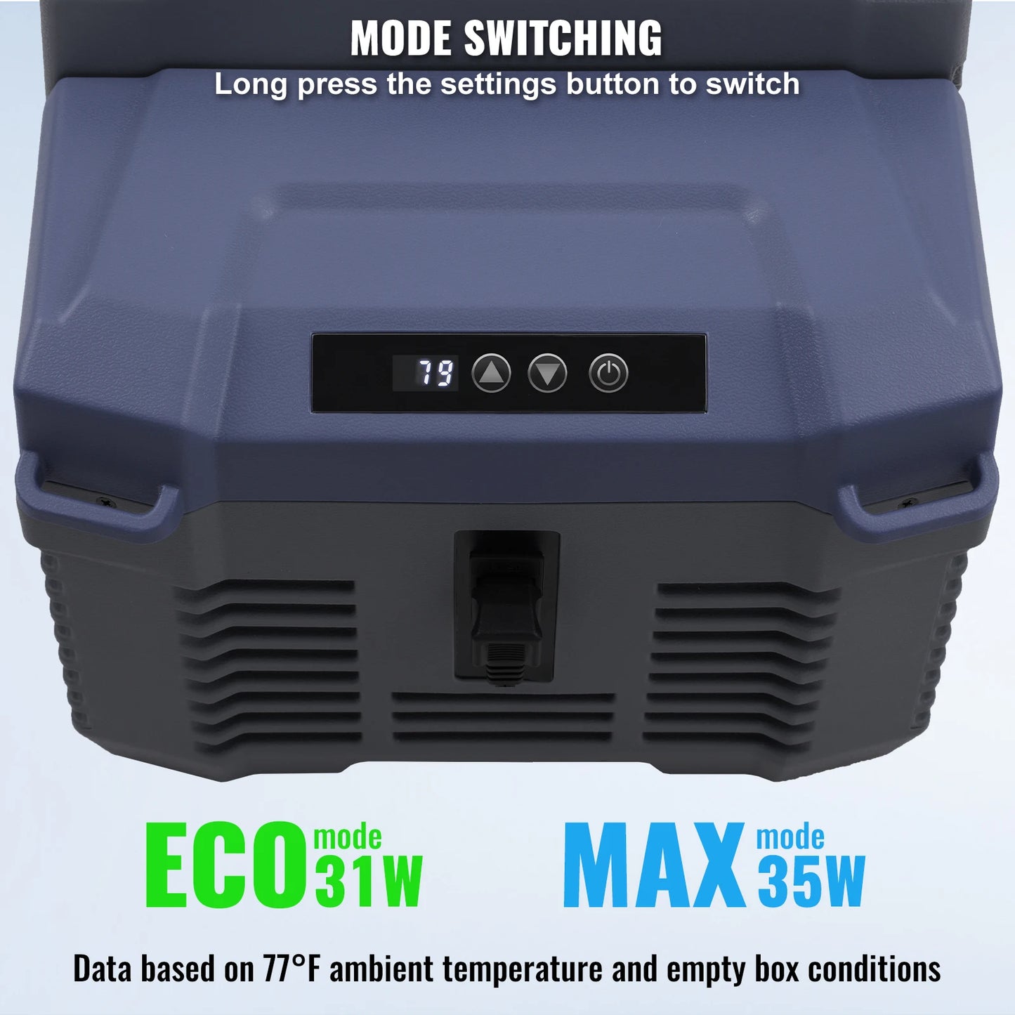 Draagbare Autokoelkast - Compressor Koelbox - Minikoelkast - Koelbox Auto - Elektrische Koelbox - Bluetooth & LCD - 12/24V DC 110-240V - Voor Auto - Camper en Boot - 12.4kg Gewicht