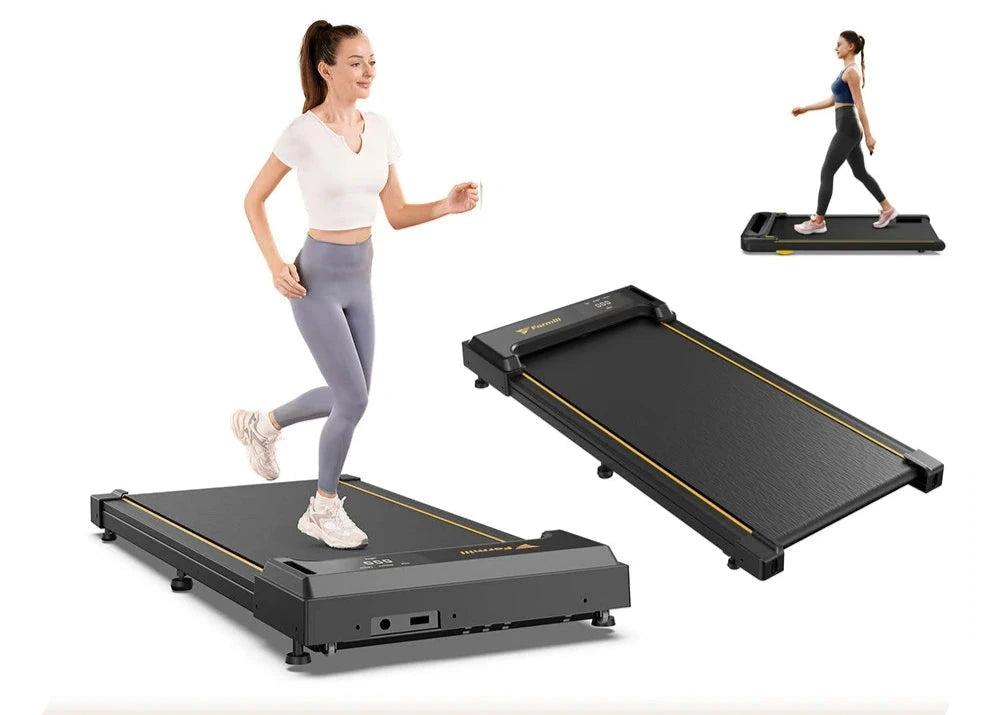 Loopband - Wandelband - Walking Pad - Hardloopband - Loopbanden - Opvouwbare - 2.5PK - 1-6 km/u - Zonder Leuning - 90x38 cm - Afstandsbediening - Stille - Mini-loopband - voor thuiskantoor