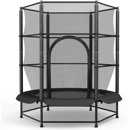 Trampoline – Kindertrampoline – Springkussen – Buitenspeelgoed – Speeltoestel – Ø 140 cm – Veiligheidsnet Met Ritssluiting
