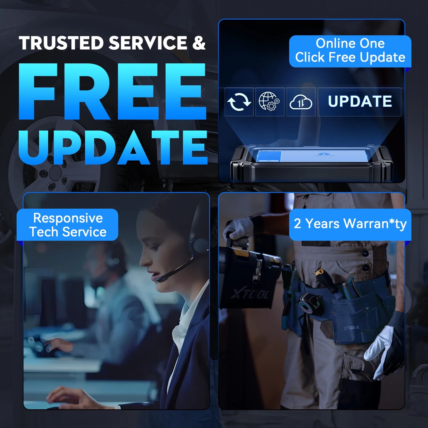 OBD2 Scanner – Diagnoseapparaat – Auto Scanner – Foutcode Lezer – Voertuig Tester – 33+ Servicefuncties – Live Data Weergave