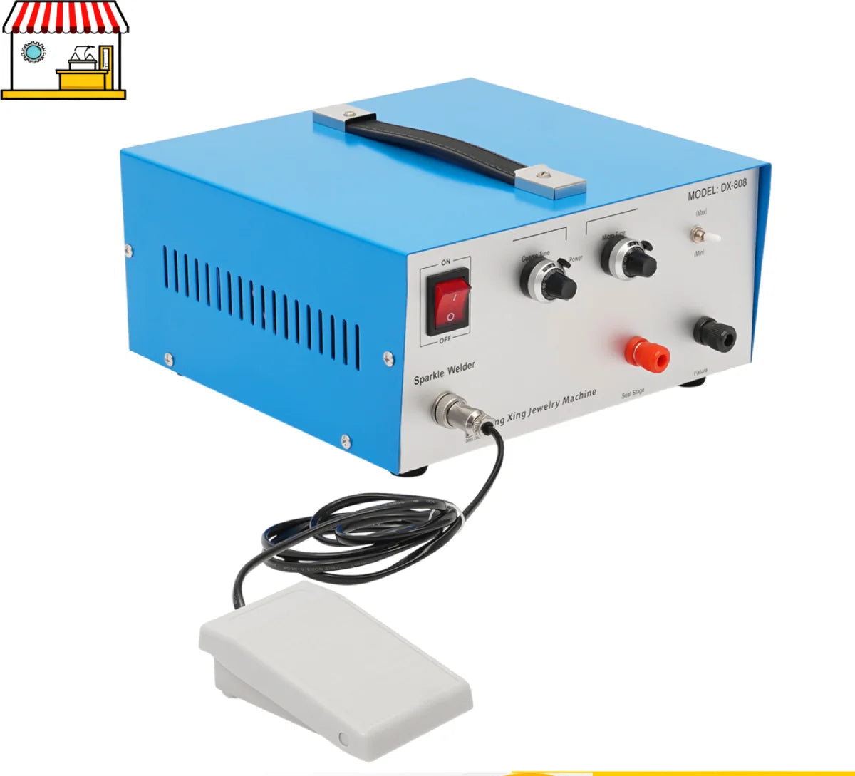 Precisie Sieraadlasmachine – Spotlasmachine – Handheld Lasapparaat – Sieraadlasser – Compact Spotwelder – 600W Motor – Verstelbare Stroomsterkte - QUORE