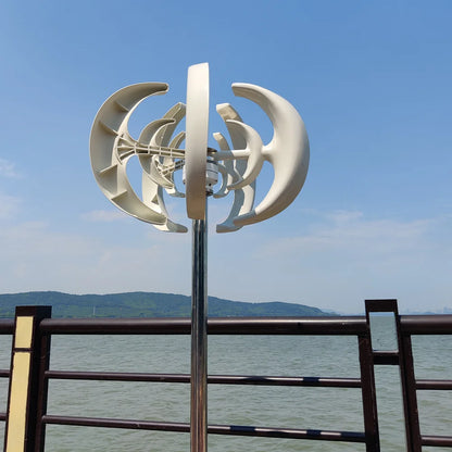 Windturbine - Windmolen - Windturbine Generator - Windenergie - Verticale - 3000W - 48V - met Windcontroller - Stille en Efficiënte Oplossing voor Duurzame Energie