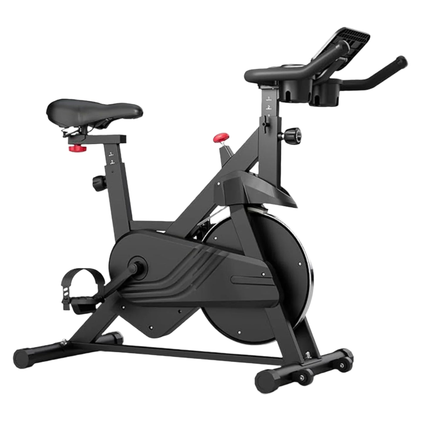 Hometrainer – Fitnessfiets – Trainingsfiets – Cardiofiets – Magnetische Weerstand – Verstelbaar Zadel – LCD-Display - Zwart