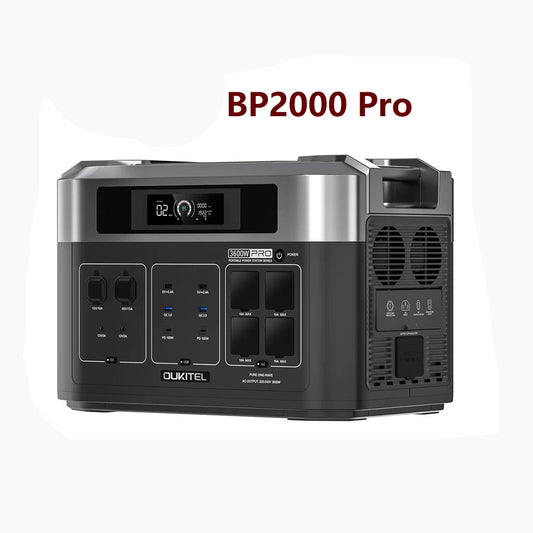 Draagbare Energiecentrale – Power Station – Noodstroomvoorziening – Mobiele Accu – Stroomgenerator – 3600W AC Vermogen – Uitbreidbare 2048Wh Batterij