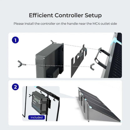 Opvouwbaar Zonnepaneel – Draagbaar Zonnepaneel – Compact Zonnepaneel – Mobiel Zonnepaneel – Efficiënte Energie – Robuust Materiaal