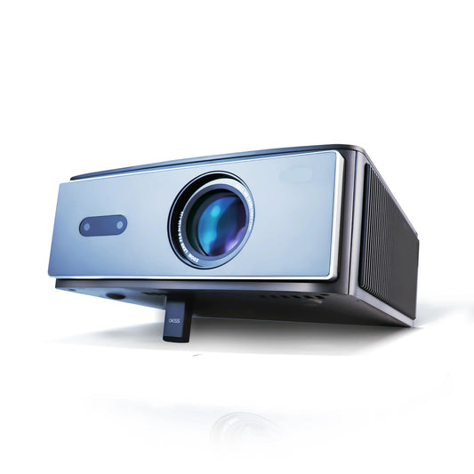 Mini Beamer - Projector - Digitale Beamer - Draagbaar - Smart TV Projectors - 1080P - 4K Full HD - Met Elektrische standaard - 1200ANSI - 130W -  Android System - EU-stekker