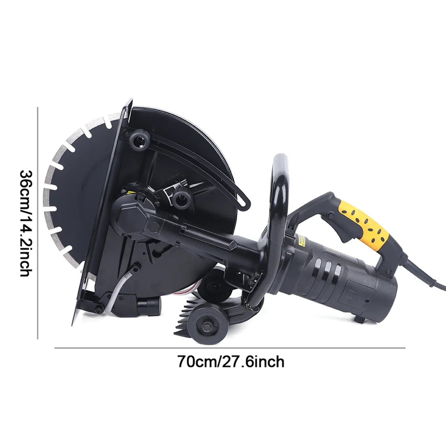 Sleuvenzaag – Wandslijper – Randzaag – Betonzaag – Granietzaag – 2800W Motor – 14 Inch Zaagblad