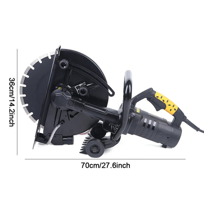 Sleuvenzaag – Wandslijper – Randzaag – Betonzaag – Granietzaag – 2800W Motor – 14 Inch Zaagblad