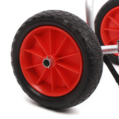 Opvouwbare Trolley op Wielen met Band – Geschikt voor Kano - Kajak of Surfplank – Draagvermogen tot 70kg