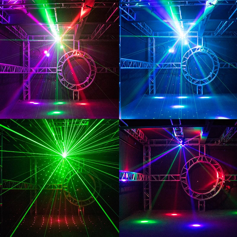 Beam LED Moving Head Licht – Stage Light – DJ Licht – Party Lamp – Disco Verlichting – 18x12W RGBW – Stepless Rotatie & Instelbare Hoek