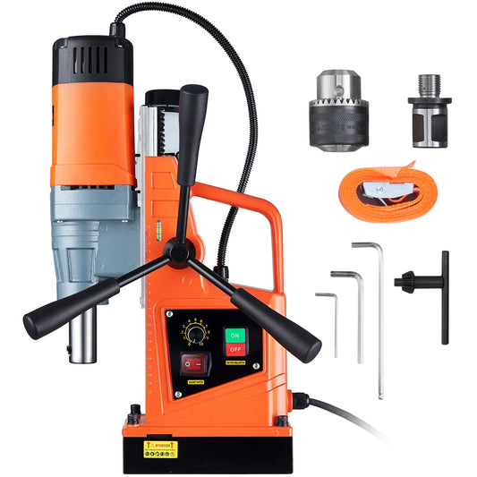 Boormachine - Magneetboormachine - boormachine - 1550W 2” boordiameter - 13000N 500 RPM - met boormachine met variabel toerental