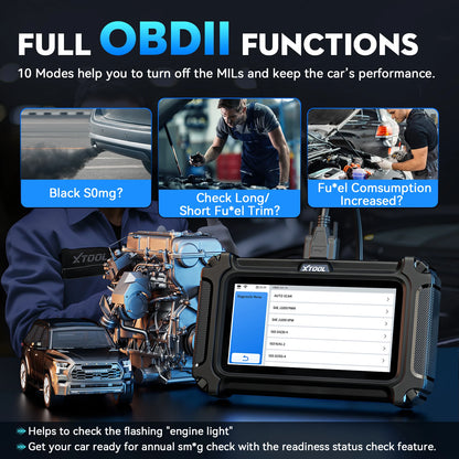 Autodiagnose Scanner – OBD2 Scanner – Foutcode Lezer – Auto Diagnoseapparaat – Diagnosetool – 5,45 Inch Touchscreen – Levenslange Gratis Updates - QUORE
