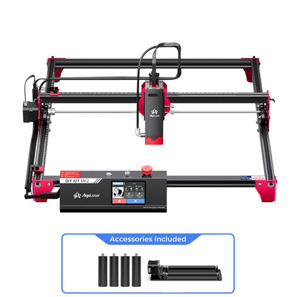 AlgoLaser 10W Laser Engraver with Rotary Roller Riasers Desktop Laser Engraving Machine for Beginners Metal Tumblers Logo Gift - QUORE