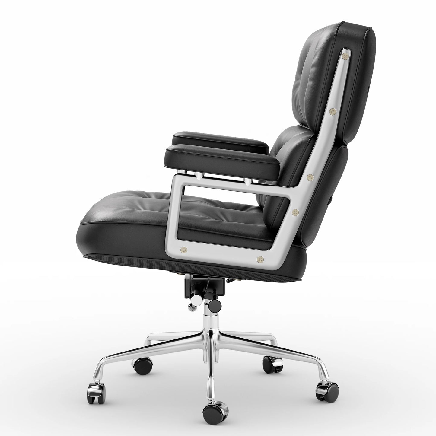 Gamestoel – Gaming Stoel – Bureaustoel – Game Stoel – Gaming Chair – Echt Lederen Bekleding – Ergonomisch Met Verstelbare Rugleuning