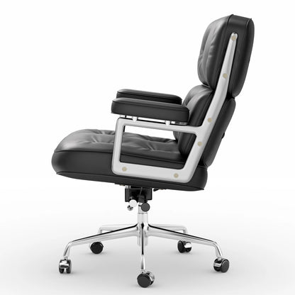 Gamestoel – Gaming Stoel – Bureaustoel – Game Stoel – Gaming Chair – Echt Lederen Bekleding – Ergonomisch Met Verstelbare Rugleuning