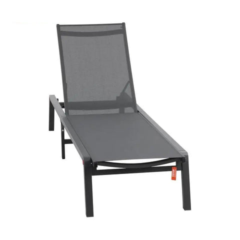 Outdoor Loungestoel - Opvouwbare Ligstoel - Loungestoel Tuin - Zonnebank - Terras en Zwembad Lounge - Verstelbare Rugleuning - Tuin Opvouwbare Stoel - 35.27lbs - Bruin
