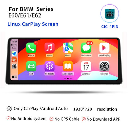 Multimedia Speler – Auto Entertainment Systeem – Navigatiesysteem – Infotainment Unit – 2DIN Android Speler – 12,3 Inch Touchscreen – Snapdragon 665 Processor – Android 14 – CarPlay & Android Auto – 8GB RAM 64GB Opslag – BMW CCC & CIC Compatible