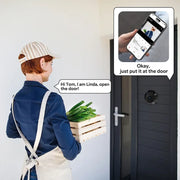 Digitale Deurspion - Slimme Draadloze Video Deurbel met camera - Inclusief draadloze gong en 32GB SD-Kaart - 1080P Full HD - Wifi deurbel - Geen betaald abonnement nodig - QUORE