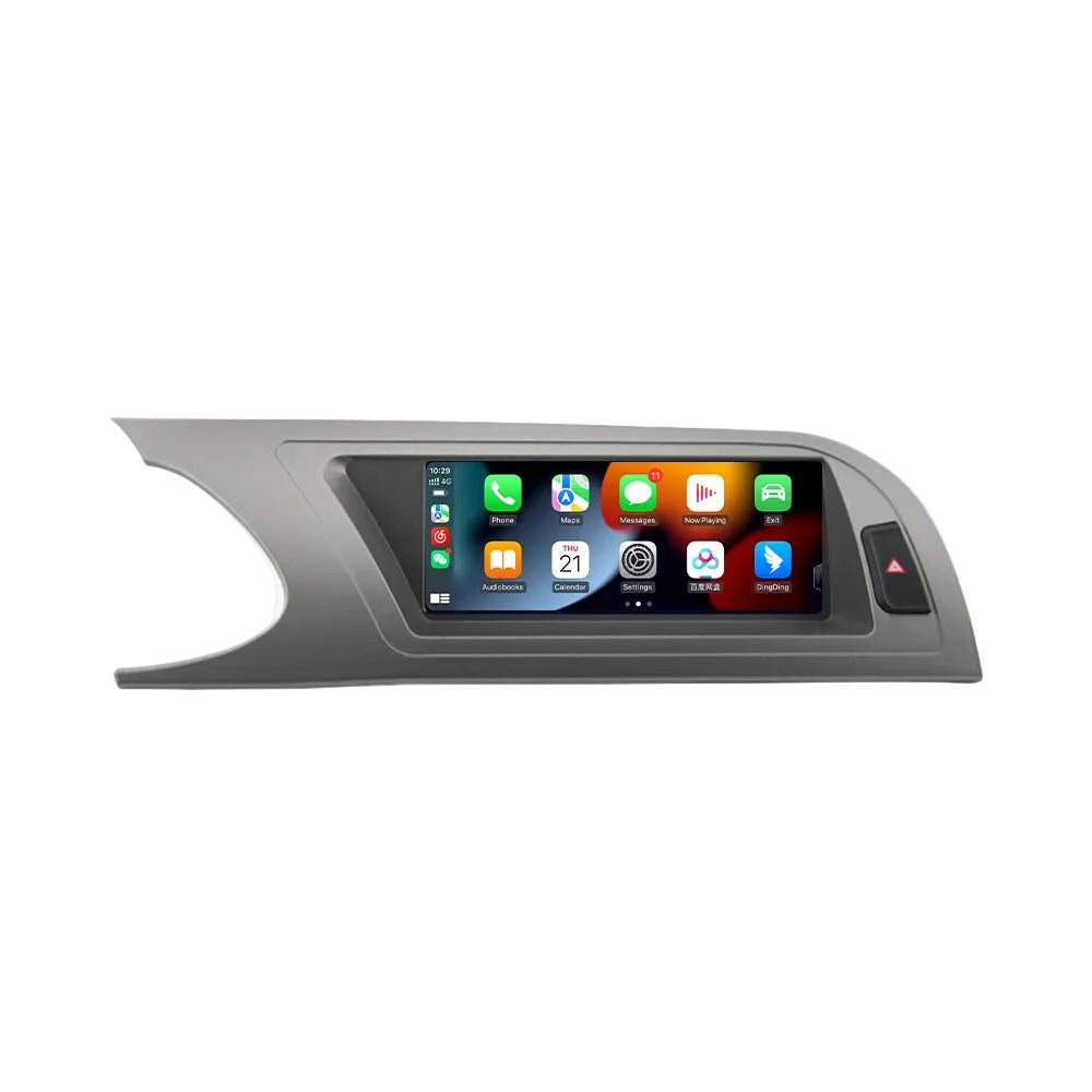 8.8" Touchscreen Autoradio – Multimedia Systeem – Navigatie Interface – Draadloze CarPlay – Android Auto – Linux Besturingssysteem – 4x45W Vermogen – Spiegelkoppeling Stuurbediening – Audi A4 2009-2012 Zonder GPS