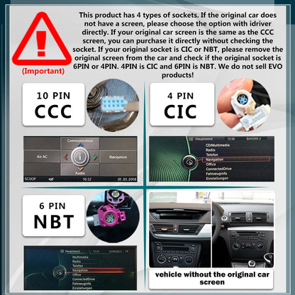 Carplay Android 14 Multimedia Speler – Autoradio – Touchscreen – Infotainmentsysteem – Navigatiesysteem – 10,25"/12,5" Scherm – 8GB RAM 256GB Opslag