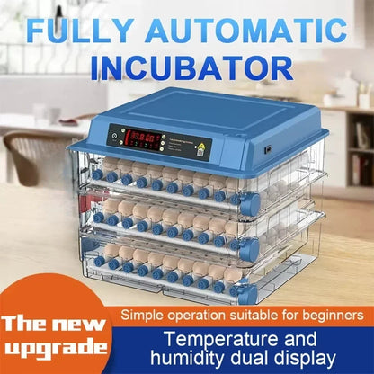 Broedmachine – Eierbroedmachine – Incubator – Automatische Broedkast – Eierincubator – Automatische Temperatuurregeling – Ingebouwd Waterbevochtigingssysteem