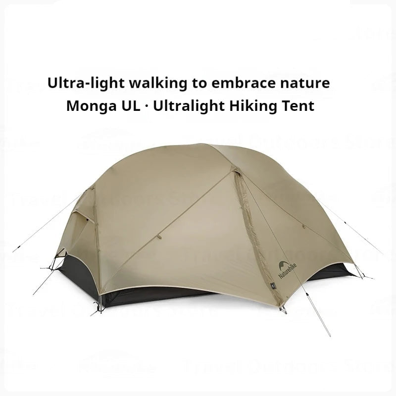 Twee Persoons Tent – Kampeertent – Trekkers Tent – Outdoor Tent – Lichtgewicht Tent – Waterdicht 2000-3000mm – Ultralicht 1,67 kg – Inclusief Grondzeil