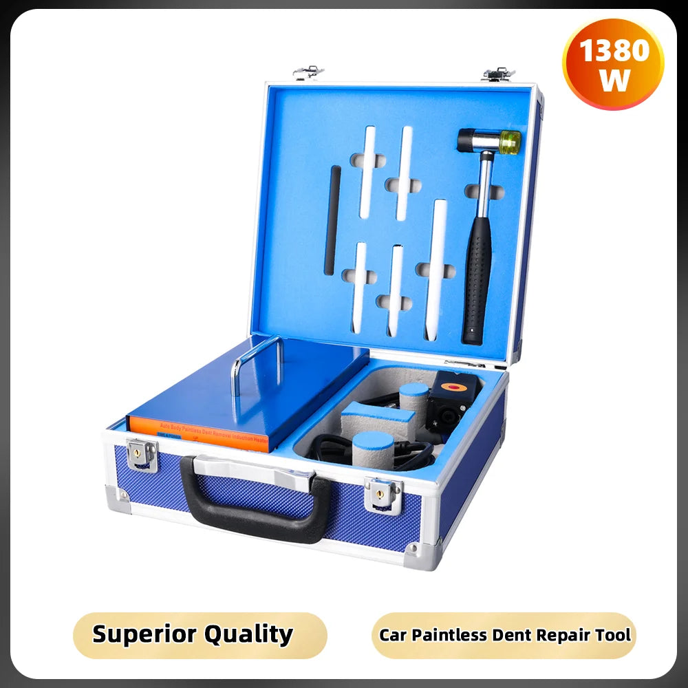 Professionele Autodeukverwijderaar – Dent Repair Tool – Inductieverwarming – Parkeerdeukverwijderaar – Deukherstel – 1380W Output – Digitale Bediening