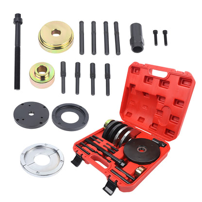 Wielnaaftrekker - Wiellager trekker - Lager Trekker - Trekkerset - Naaftrekker - 82mm - Complete Hub Puller Tool Kit met Opbergkoffer - Rood