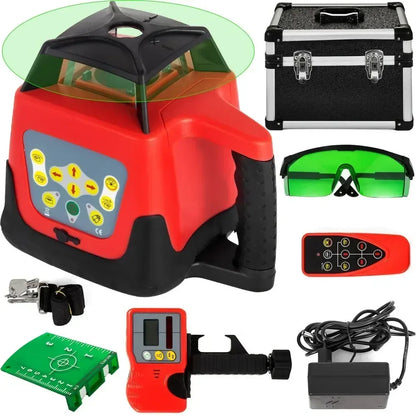 Sihao 360 Rotary Laser Level Self-Leveling 500m Vertical Horizontal Scanning Measurement Tools Red Green Laser Level Machine