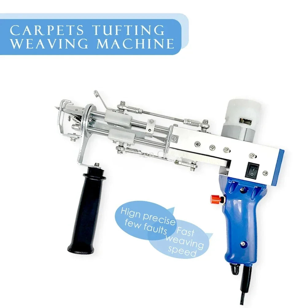 Elektrische Tufting Gun – Handtuftmachine – Tapijt Maker – Textiel Machine – Vloerkleed Gereedschap – Instelbare Snelheid 5-40 Steken – Duurzame Metalen Constructie