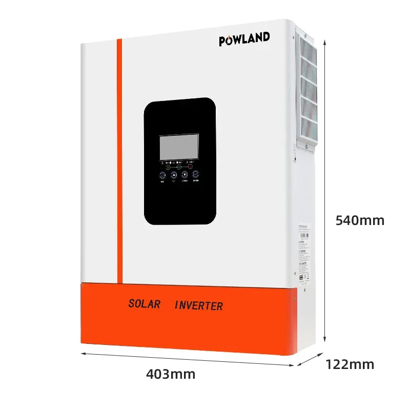 Solar Omvormer – Zonne-Omvormer – Solar Inverter – PV Omvormer – 11KW Capaciteit – Dual MPPT + Wifi Monitorfunctie - QUORE