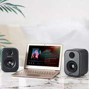 Aiyima - S400 - Luidspreker - Luidsprekerkabels - Speaker - Speakers voor PC - 80W - 45Hz-20KHz - 4-8 Ohm - Zwart