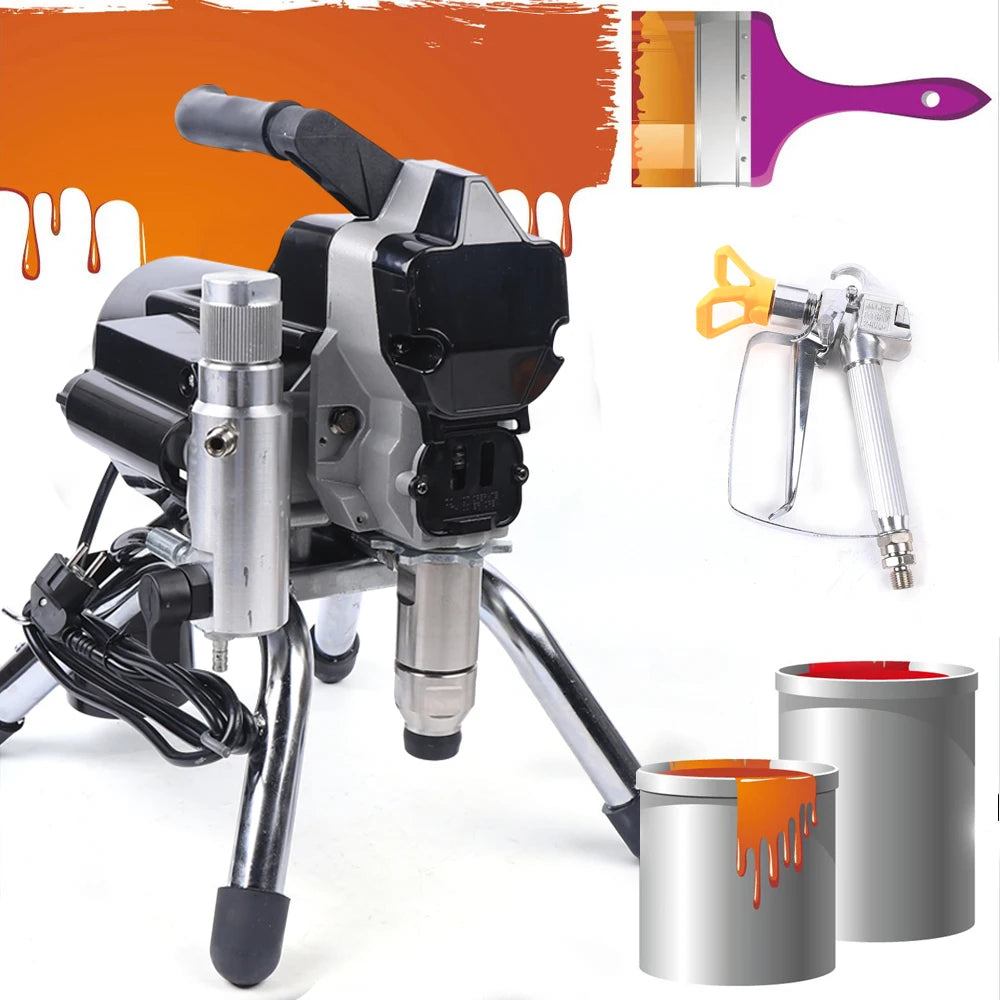 Airless Verfspuit - Elektrische Verfspuit - 2200W Hoge Druk - 3000PSI Verfmachine -  voor Muren - Hout en Metaal - Verfspuit Systeem