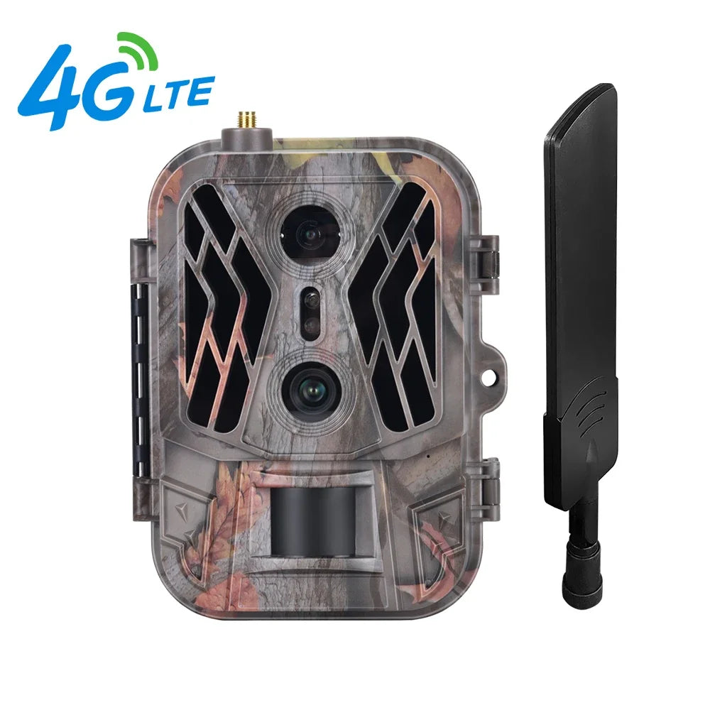 4G Dual Lens Jachtcamera – Wildcamera – Trailcamera – Fotoval – Natuurcamera – 36MP Foto’s – 4K Video & 6 Maanden Batterijduur