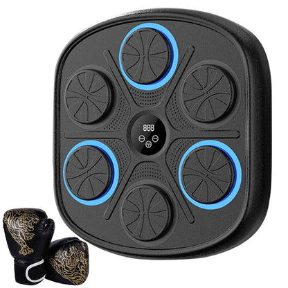 Music Boxing Machine Bluetooth Punching Training Equipment BT Link Boxing Wall Target Workout Machine for Home Exercise Gym