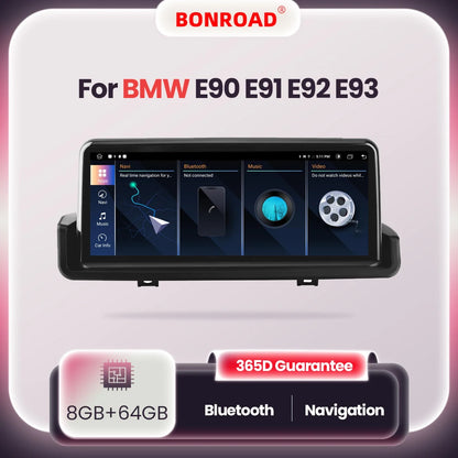 Android Multimedia Speler – Auto Radio – Infotainmentsysteem – Touchscreen Navigatie – Multimedia Speler – Draadloos CarPlay – Android Auto – 10,25 Inch Scherm – 8GB RAM 64GB Opslag