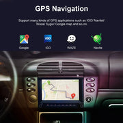 Auto Multimedia Speler - Voor Porsche Cayman 911 987 Boxster 997 - 1GB32GB - met Wifi - Carplay Scherm - Navigatiesysteem Auto - Multimedia Autoradio - Zilver